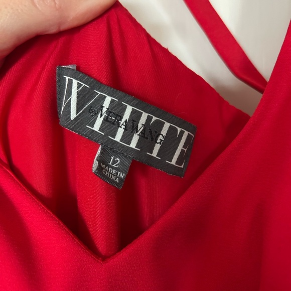 Vera Wang Red Prom Dress - Picture 4 of 6